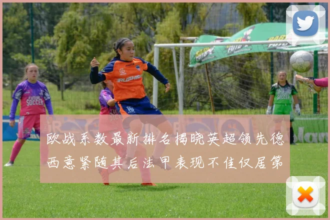 欧战系数最新排名揭晓英超领先德西意紧随其后法甲表现不佳仅居第八